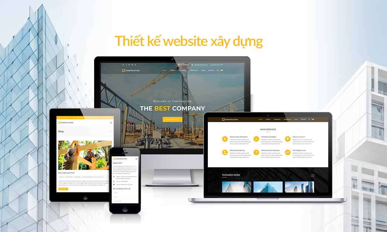 Thi\u1ebft k\u1ebf website c\u00f4ng ty x\u00e2y d\u1ef1ng | Nhanh, \u0110\u1eb9p, Ch\u1ec9n Chu t\u1eeb A \u0111\u1ebfn Z+